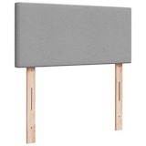 thumbnail of vidaXL Ottoman-Bett mit Matratze & LEDs Hellgrau 90x190 cm Stoff
