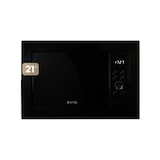 thumbnail of EVVO Microondas integrable Mi30 Black, 21L de Capacidad, Grill 1000W, Puerta y Marcos Efecto Brillante, Multifunción, Función Descongelar