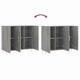 thumbnail of Helloshop26 - Buffet Sideboard Kommode Kleiderschrank Aufbewahrungsmöbel Organizer Küche Wohnzimmer Sonoma 90 x 34 x 80 cm 02_0036549