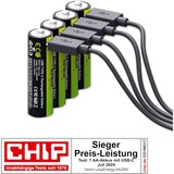 thumbnail of VERICO LoopEnergy Pro AA 3330 Wiederaufladbare USB-C Batterie AA 1,5V 3330mWh