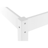 thumbnail of Weißes Bettgestell Kiefer Doppelbett 140x200 Massivholzbett ohne Zubehör 60.35-14 W oR
