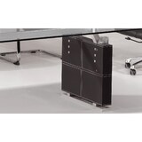 thumbnail of Büro Besprechungstisch Konferenztisch Bürotisch  Büroausstattung Lederoptik Verona in schwarz Jet-Line