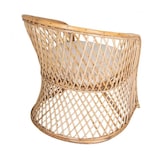 thumbnail of Fauteuil osier avec coussin -  H75 x L64 x P61 - Assise h43cm