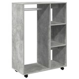 thumbnail of vidaXL Kleiderschrank Betongrau 80x40x110 cm Holzwerkstoff