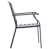 thumbnail of vidaXL Tuinstoelen stapelbaar 2 st staal antraciet
