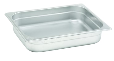 DBMARK - GNP23020/6 - Caixa de 6 unidades - Recipiente GN 2/3 de aco inoxidável. Tamanho 32,5 x 35,4 cm Profundidade 2 cm Capacidade 1,7 L