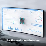 thumbnail of ONKRON Soporte Monitor Pared 10-35", 20 kg - TV Pared 360 Rotación, Máx 100x100 VESA, Brazo Monitor Pared Negro R1