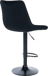 thumbnail of Décoshop26 - Barhocker x1 höhenverstellbar 360° drehbar schwarzer PVC-Sitz mit vertikalen Ziernähten schwarzes Metallgestell 10_0005423