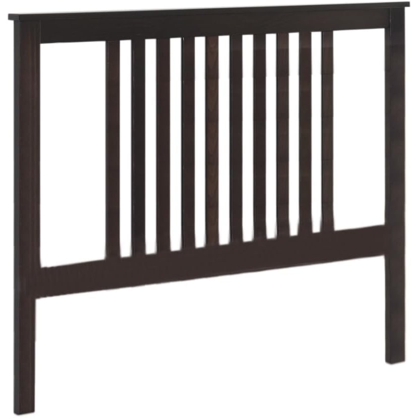 Cabecero para somier de 135 cm , pino macizo, Moblit, serie Alme wengue, medidas: (100x147x2) cm ( altoxanchoxfondo), color wengue.