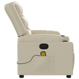 thumbnail of vidaXL Massagesessel Creme Kunstleder