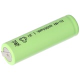 thumbnail of NiMH Akku Flat Top Mignon AA 800mAh mit Lötfahne in U-Form