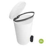 thumbnail of Cubo con pedal Pedalbin Oval 25 litros. Color Blanco