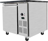 thumbnail of Skyrainbow SNACK-Line Bain-Marie Theke 2x GN1/1, Granit Star Galaxy schwarz, 88x82x85,5 Glasaufbau Klarglas ohne Zwischenablage, H=396mm
