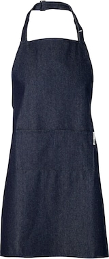 thumbnail of Chefs Fashion - Küchenschürze - Denim Blue - 2 Taschen - Einfach verstellbar - 71 x 82 cm.