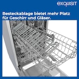 thumbnail of Exquisit START Einbaugeschirrspüler 45 cm, Teilintegriert, 9 Maßgedecke, 9 Liter, Startzeitvorwahl, ECO-Modus, EGSP51009-EB-030E inox