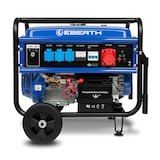thumbnail of EBERTH 5500 W Notstromaggregat, 13 PS Benzin, E-Start, 3-phasig, AVR, 400 V, 230 V, 12 V, Fahrwerk, Ölschutz