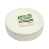 thumbnail of 500 Teller, Zuckerrohr "pure" ungeteilt Ø 23 cm · 2 cm weiss