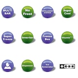 thumbnail of Kaiser KS 90500 RS, Side-by-Side Kühlschrank, No Frost, 556 l, Fresh ICE, Multi-Bar, Festwasseranschlüß