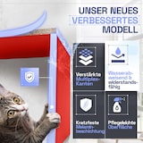 thumbnail of Wandregal Rot Bücherregal Holz Hängeregal Schweberegal