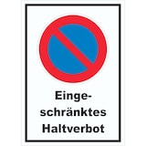 thumbnail of Eingeschränktes Haltverbot Schild A1 (594x841mm)