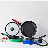 thumbnail of Benetton - Sartén Con Tapa 24X4,8Cm Aluminio Forjado Inducción Verde Rainbow