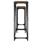 thumbnail of Tables console gigognes 2 pcs chêne fumé bois d'ingénierie Modèle Atlas Master Logic