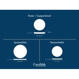 thumbnail of CreaTable Nordic Festive Weiss Tellerset 18-tlg Steinzeug