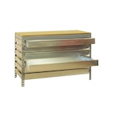 thumbnail of Banque de travail sans vis avec tiroirs SIMONWORK BT5 BOX. Couleur GRIS/BOIS 842x910x610 mm