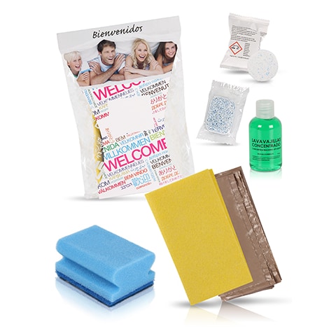 Amenities- Kits de limpieza para apartamentos Welcome 5 - 40 unidades
