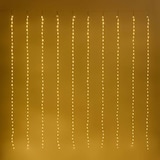 thumbnail of Rideau lumineux effet chute de neige 200xH200cm 400 LED blanc chaud 4 Canaux Timer Lotti