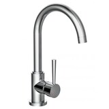 thumbnail of Spültischarmatur Cornwall Gebogen Chrom mit hohem Rundbogenauslauf und 360° Schwenkbereich Wasserhahn