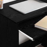 thumbnail of vidaXL Schreibtisch Schwarz Eichen-Optik 120,5 x 44 x 88,5 cm