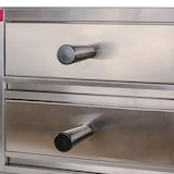 thumbnail of Romux® Horno de Pizza Compacto Doble Eléctrico de 1+1 Pizza de 30 cm Sobremesa en acero inox con Calentamiento Rápido | Temperatura 350°C - 3200 W