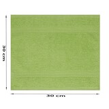 thumbnail of Betz 20 Stück Seiftücher PREMIUM 100% Baumwolle Seiflappen-Set 30x30 cm Farbe avocadogrün