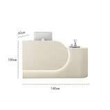 thumbnail of Bartheke, Kassentresen und Empfangstresen – geeignet für Restaurant und Geschäft 140x60x100cm【M HYH140】