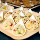 thumbnail of 20x BIO Fingerfoodlöffel aus Zuckerrohr Weiss 5,5x10,5 cm Löffel Einweglöffel Einwegschale Zuckerrohrlöffel Zuckerrohrschale