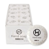 thumbnail of 250x Hotelseife einzeln verpackt Weiss rund Ø 4 cm Plisseefalten Seife Gästezimmerseife Hotelzimmer Seife