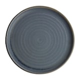 thumbnail of Olympia Canvas rond bord met smalle rand, granietblauw, 26,5 cm