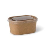 thumbnail of greenbox - Kartonschale / Salatschale 250 ml, 11 x 8 x 5 cm, braun, rechteckig, 50 St.