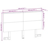 thumbnail of vidaXL Kopfteil Wachsbraun 135 cm Massivholz Kiefer