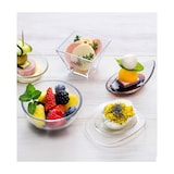 thumbnail of MONOUSO - Plato Degustación Durable SAN "Ellipse" Transparente 10ml (6 Uds)