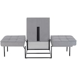 thumbnail of tectake Fauteuil de relaxation PONTO 4-en-1 réglable sur 6 positions - gris - 405305