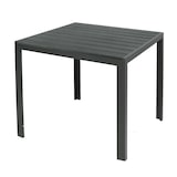 thumbnail of Non-Wood  Gartentisch Aluminium anthrazit / grau 90 x 90 x 74 cm