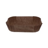 thumbnail of MONOUSO - Kraftpapier für Heißluftfritteusen Braun 150g 13,8x8,9x3,5cm (50 Stück)