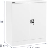 thumbnail of Fromm & Starck - Metalen kast - 102 cm - 2 planken - wit