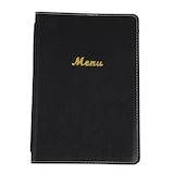 thumbnail of Olympia Speisekarte Kunstleder schwarz A5