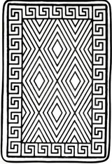 thumbnail of 3 Teiliges Badematten-Set mit Muster aus Polyester und Schwarz