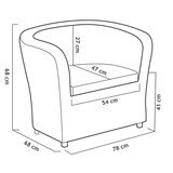 thumbnail of SHAF - Set de Muebles de Jardín y Terraza Nova Tete a Tete Color Grafito 2 Sillones y Mesa de Centro