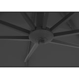 thumbnail of METRO Professional Ombrellone a doppio braccio, acciaio / poliestere, 2.5 x 2.5 m, protezione UV, idrorepellente, grigio