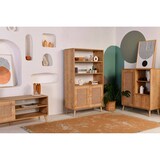 thumbnail of Dmora Kommode Dgonz, Wohnzimmerbuffet, Wohnzimmer-Sideboard, Moderne Küchen-Speisekammer, 90x40h110 cm, Eiche